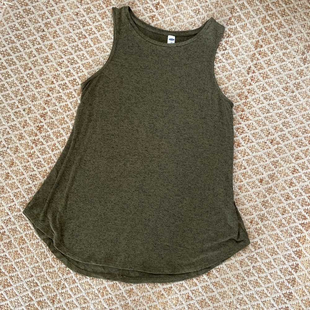 Women’s Old Navy Sleeveless Tank Medium Layering Army Green